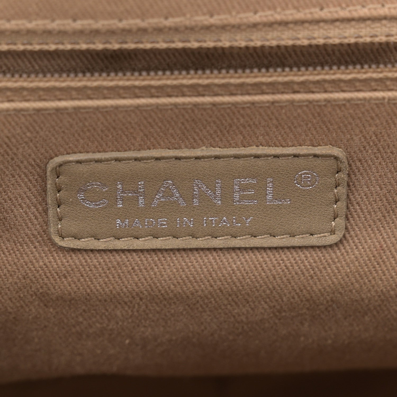 Chanel Caviar Quilted Simply CC Shoulder Bag Beige 6 of 14