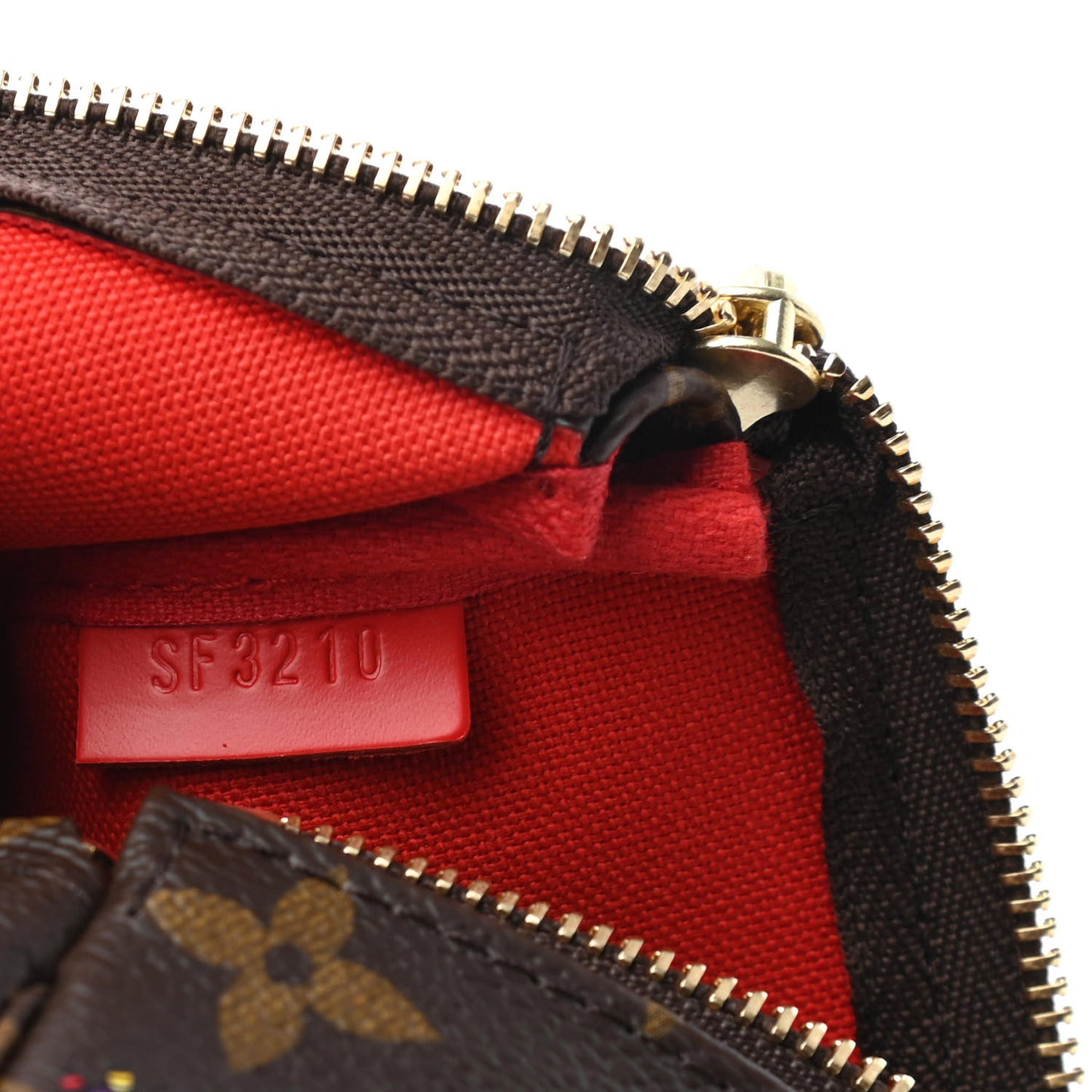 Monogram 2020 Christmas Animation Bumper Cars Mini Pochette Accessories Coquelicot