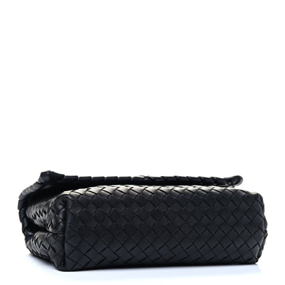 Bottega Veneta Nappa Intrecciato Baby Olimpia Shoulder Bag Black 3 of 4