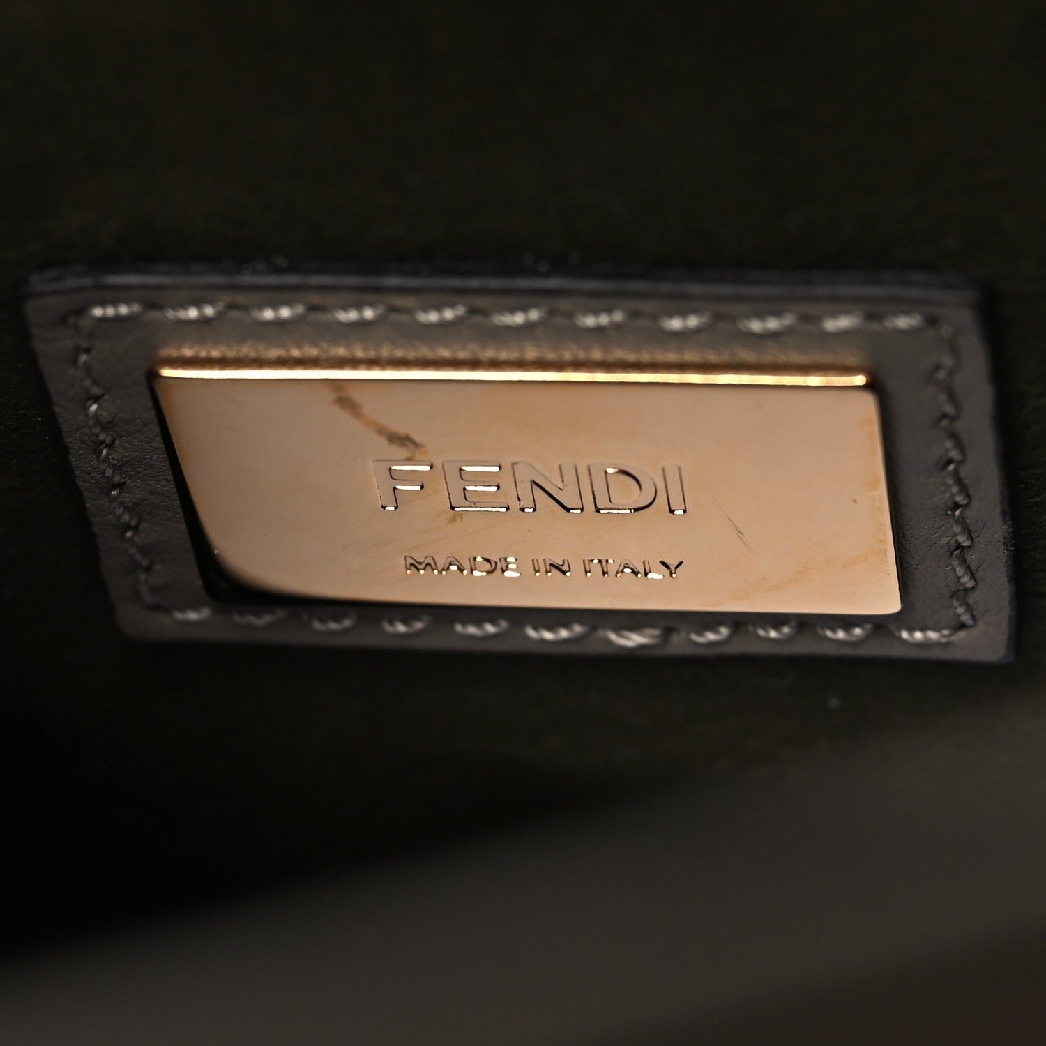 Fendi Vitello Seta Plexiglass Tortoise Medium Peekaboo Iconic Satchel Tortora 7 of 10