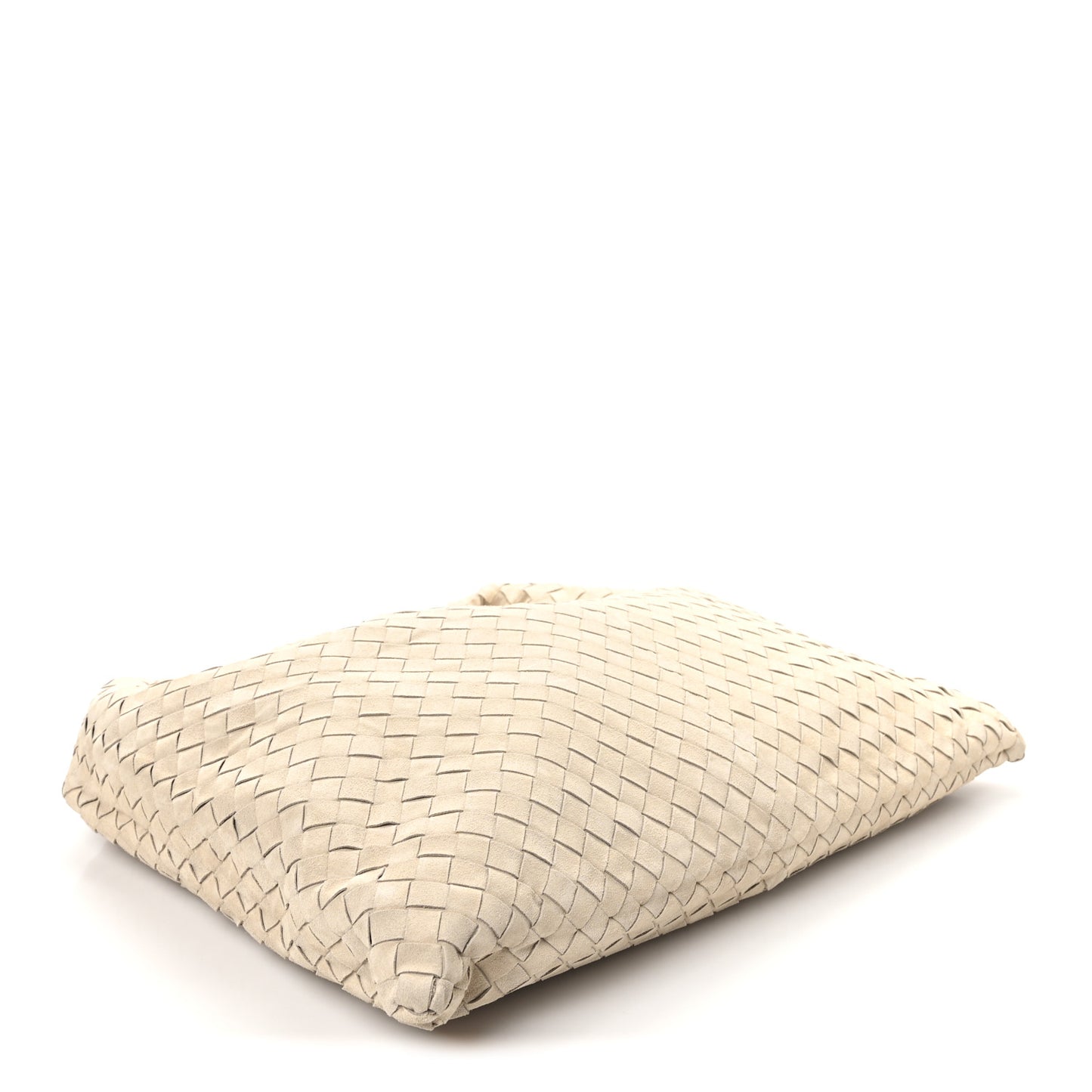Suede Intrecciato Large Hop Ecru