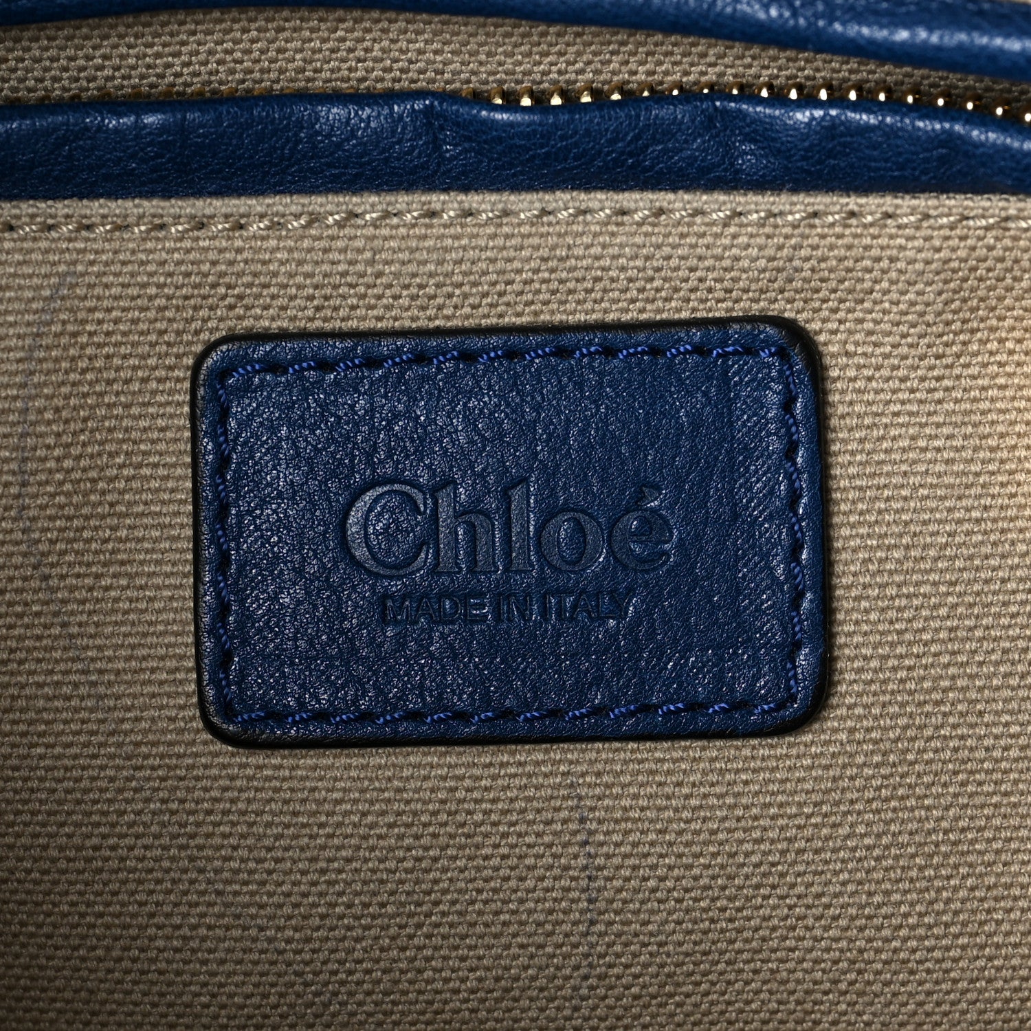 Chloe Calfskin Medium Marcie Nude Hobo Blue Velvet 5 of 6