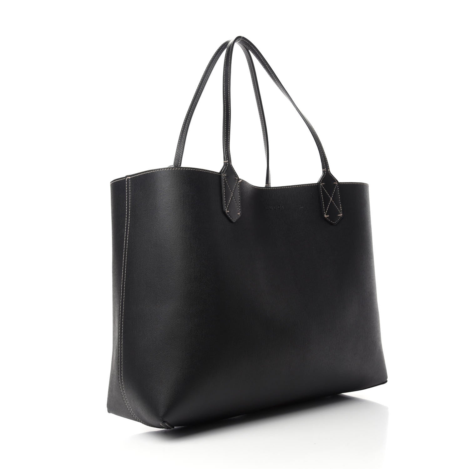 Gucci Calfskin GG Supreme Monogram Medium Reversible Tote Black 11 of 16