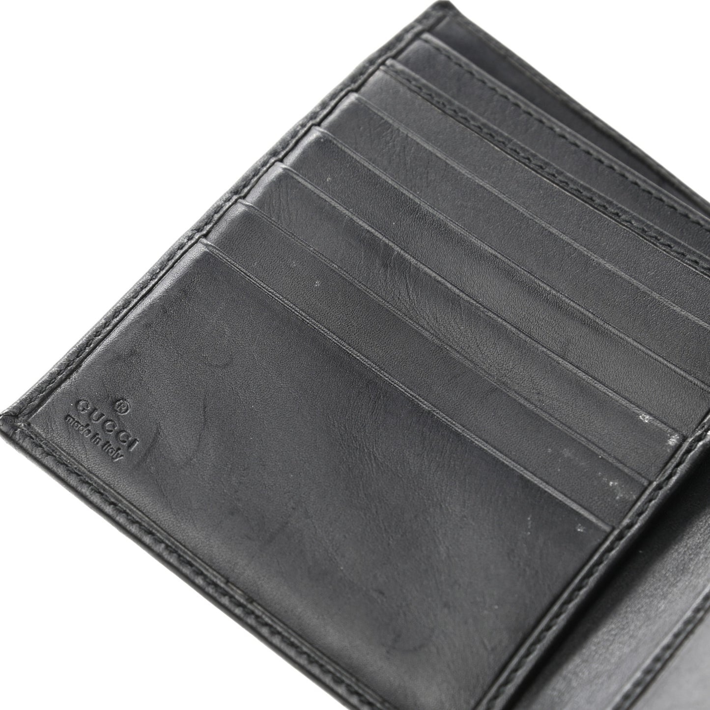 Monogram Flap Wallet Black
