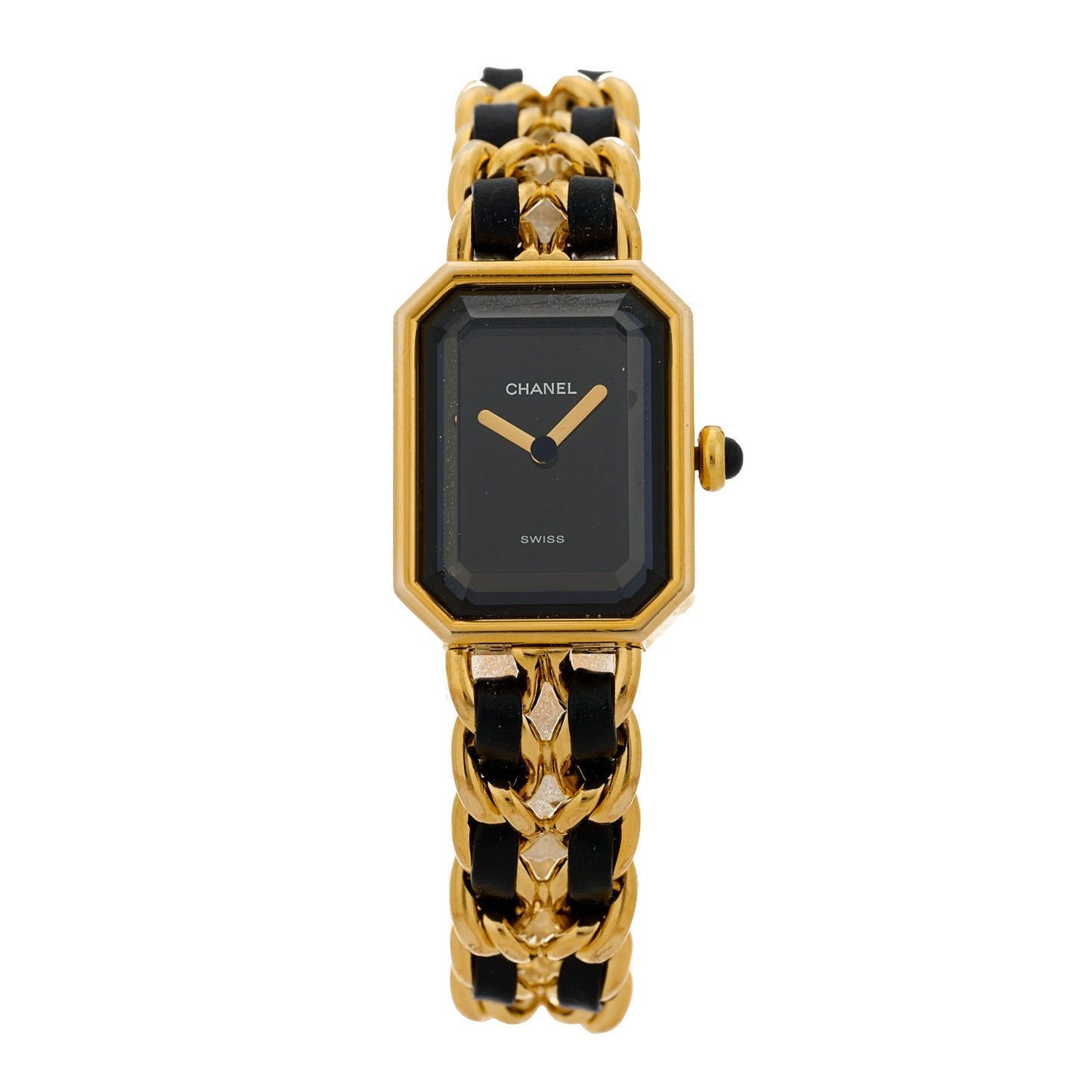Stainless Steel Lambskin 20mm Chain Premiere Quartz Watch Gold M