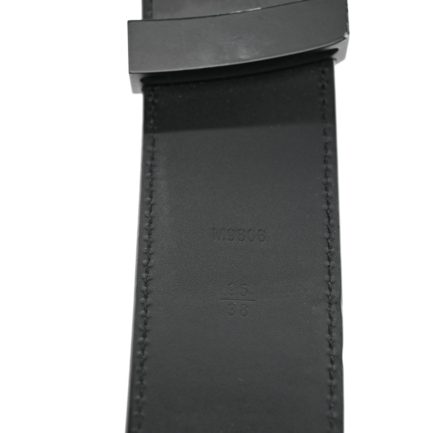Damier Graphite 40mm LV Initiales Belt 95 38