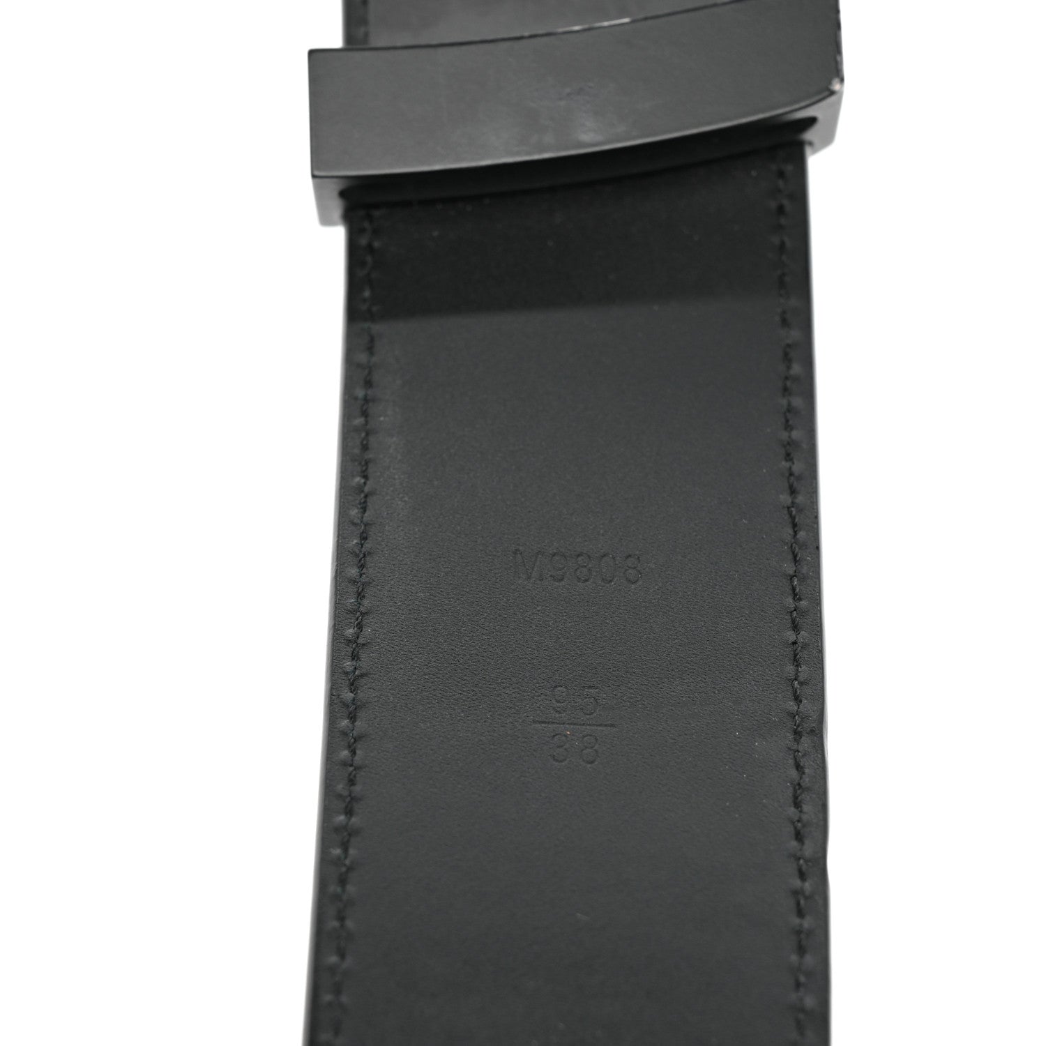 Louis Vuitton Damier Graphite 40mm LV Initiales Belt 95 38 4 of 7
