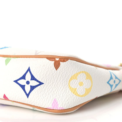 Louis Vuitton Monogram Multicolor Pochette Accessories White 9 of 12