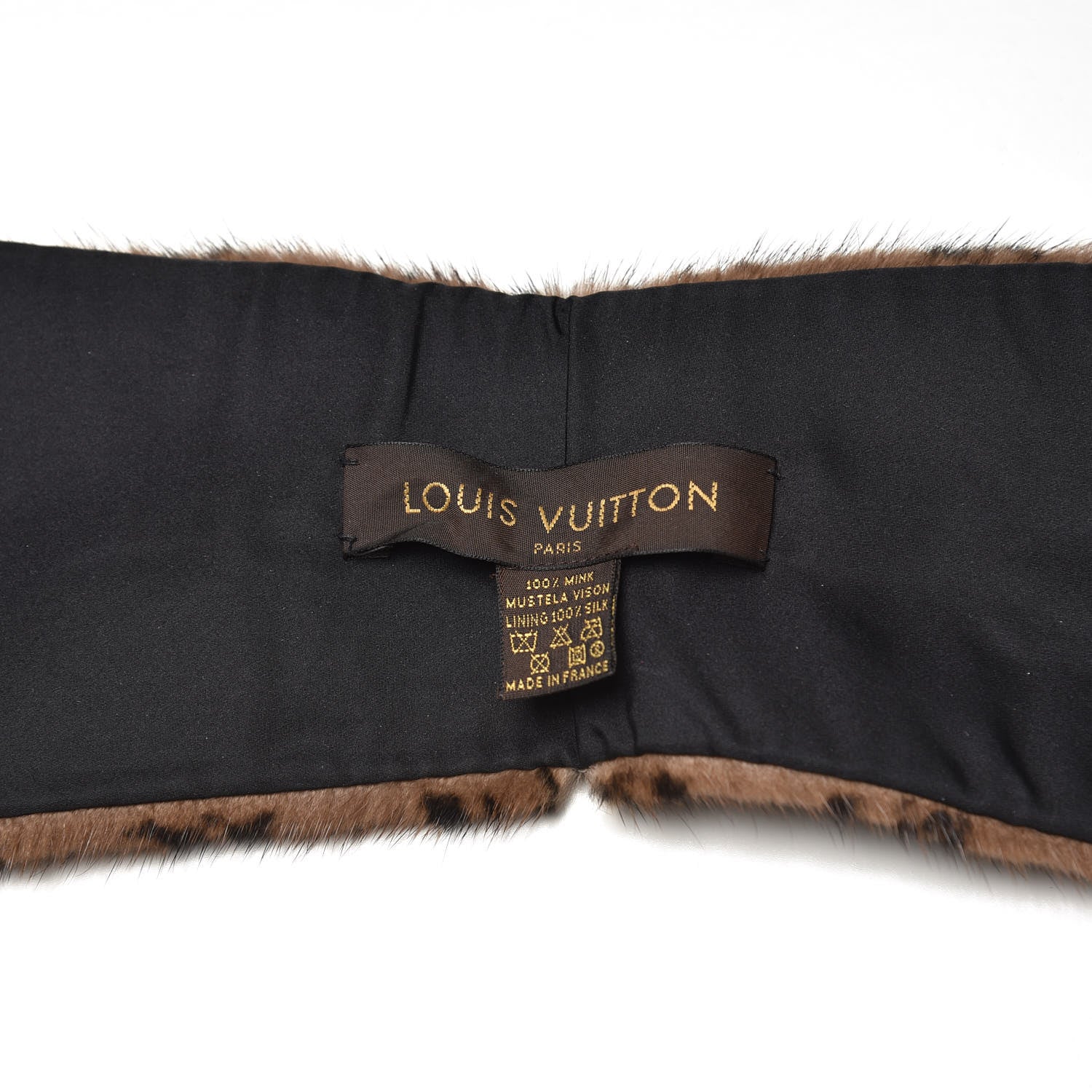 Louis Vuitton Monogram Mink Fur Stole 3 of 4