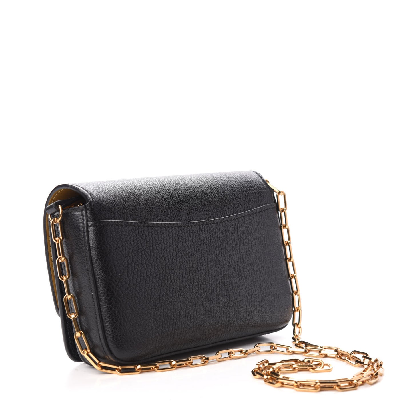 Goatskin Mini Hayes D-Ring Crossbody Bag Black