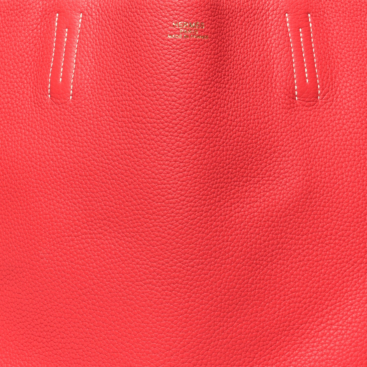 Hermes Taurillon Clemence Double Sens 36 Reversible Tote Rubis Rose Jaipur 7 of 16