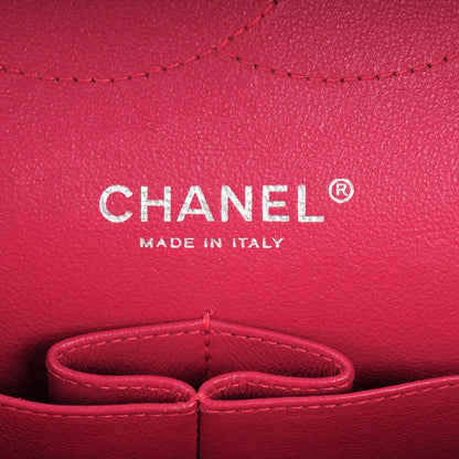 Chanel Patent Calfskin Quilted Jumbo Double Flap Fuchsia 7 of 8