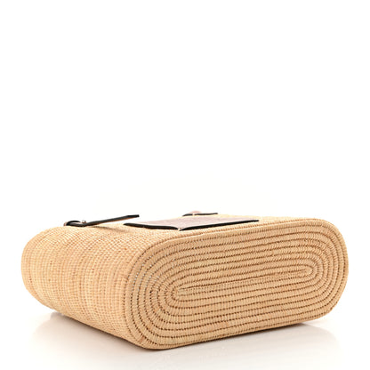 Loewe Raffia Small Square Basket Tote Bag Natural Tan 4 of 10