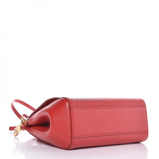 Dauphine Small Miss Sicily Satchel Dark Red
