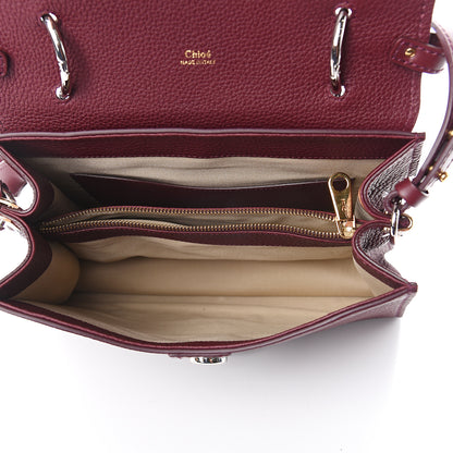 Chloe Grained Calfskin Medium Aby Day Shoulder Bag Red 4 of 7