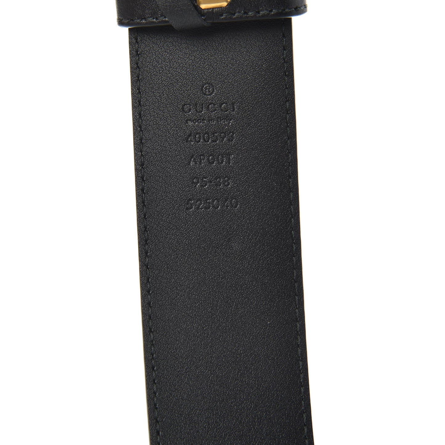Calfskin Double G 40mm Belt 95 38 Black