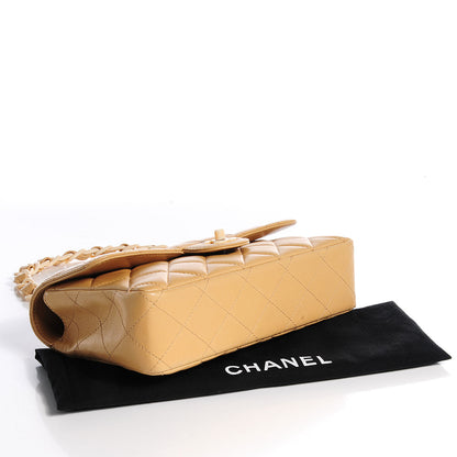 Chanel Lambskin Bekko Resin Medium Single Flap Beige 4 of 9
