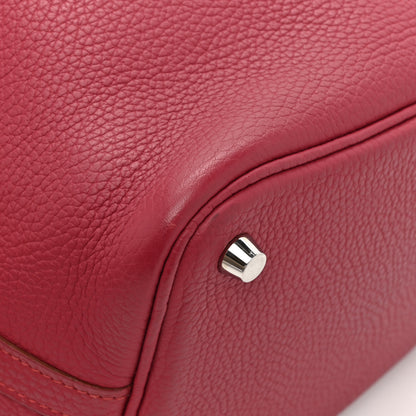 Hermes Taurillon Clemence Picotin Lock 18 PM Rouge Grenat 12 of 12