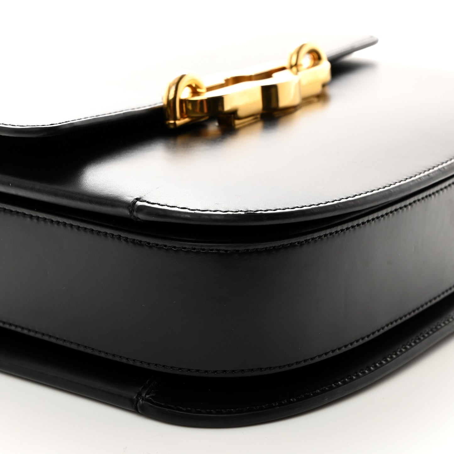 Super Lux Calfskin Small Pimlico Satchel Black