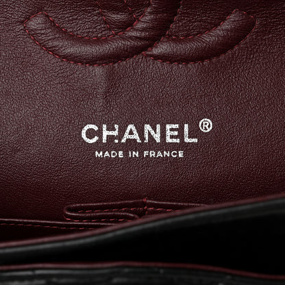 Chanel Lambskin Quilted Medium Double Flap Black 6 of 10