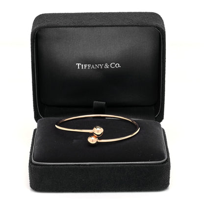 Tiffany 18K Rose Gold 8mm HardWear Ball Bypass Bracelet 6 of 6
