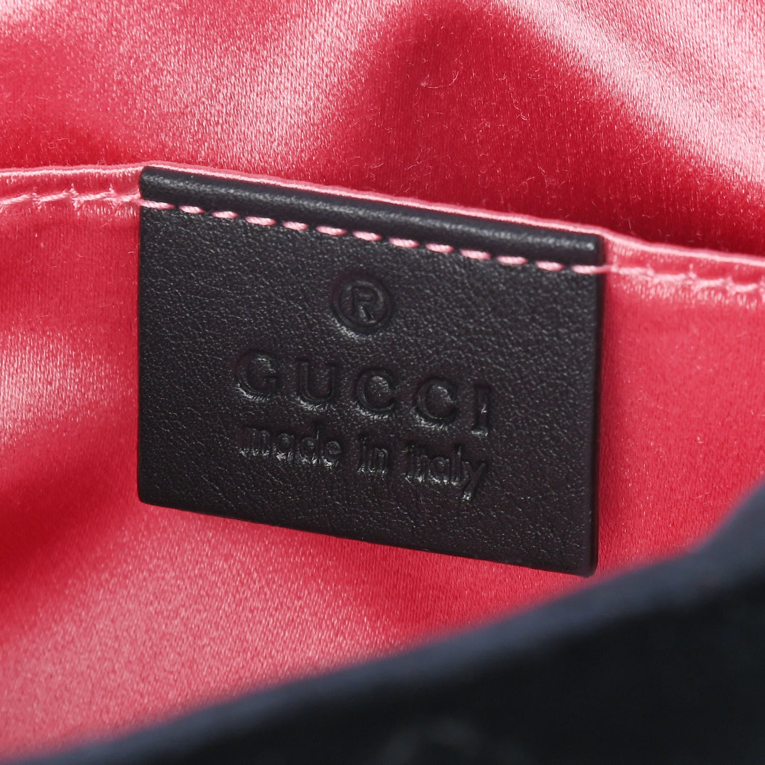 Gucci Velvet Matelasse Marquise Crystals Mini GG Marmont Chain Shoulder Bag Black 6 of 10
