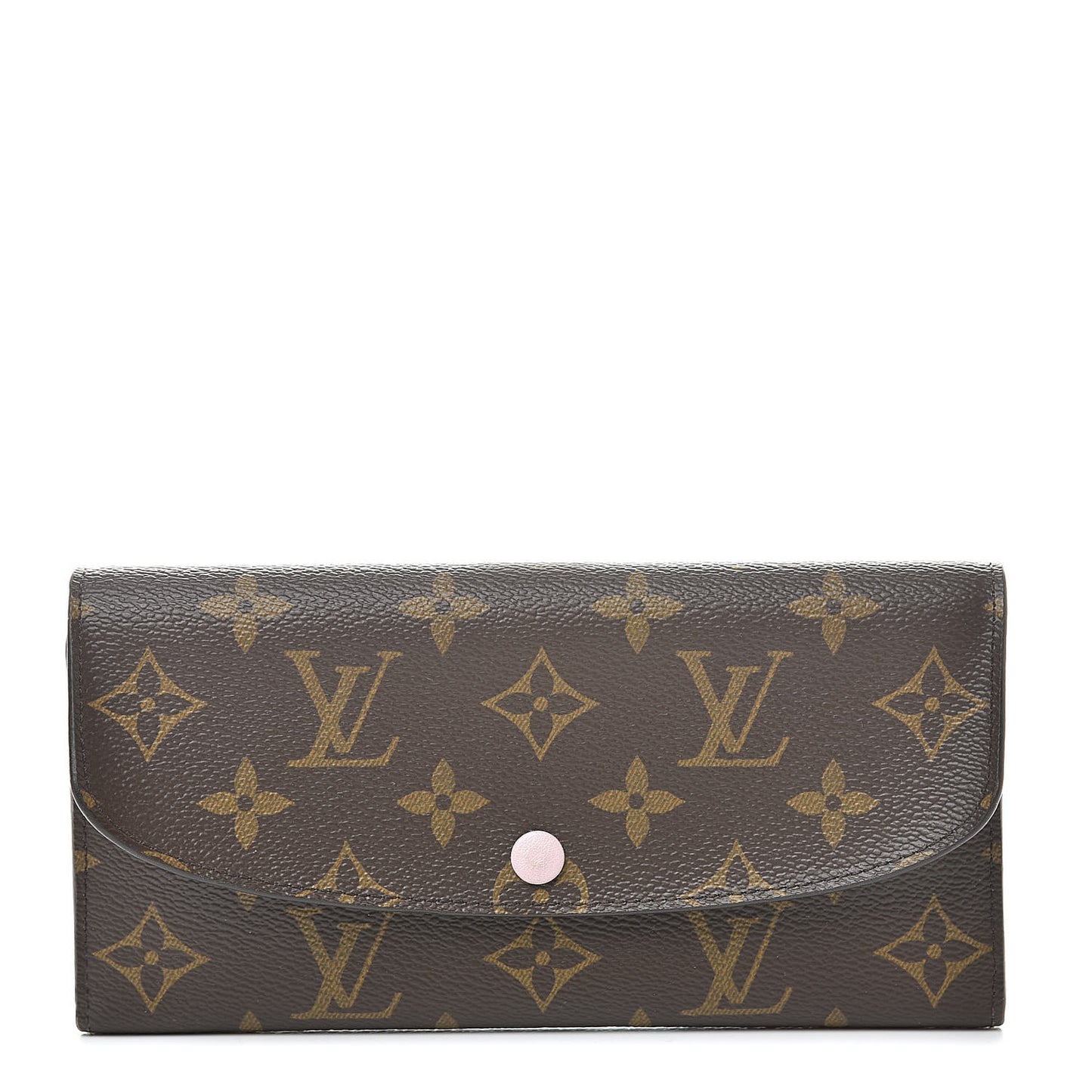 Monogram Emilie Wallet Rose Ballerine
