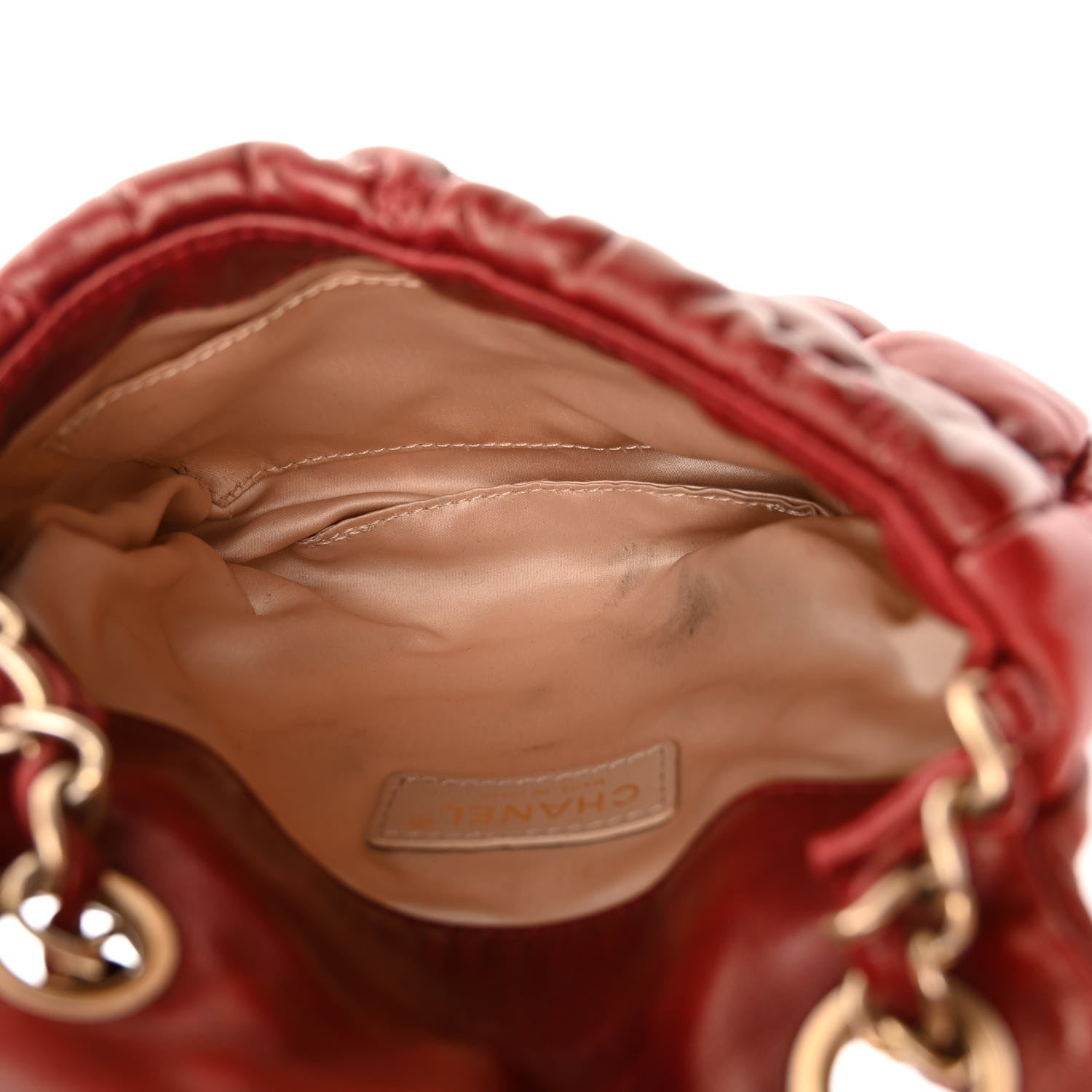 Chanel Lambskin Mini Bubble Quilt Flap Bordeaux 5 of 11