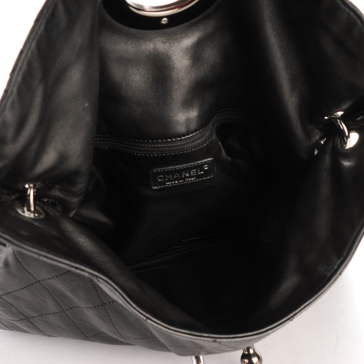 Chanel Lambskin Quilted New Lock Flap Black 5 of 7