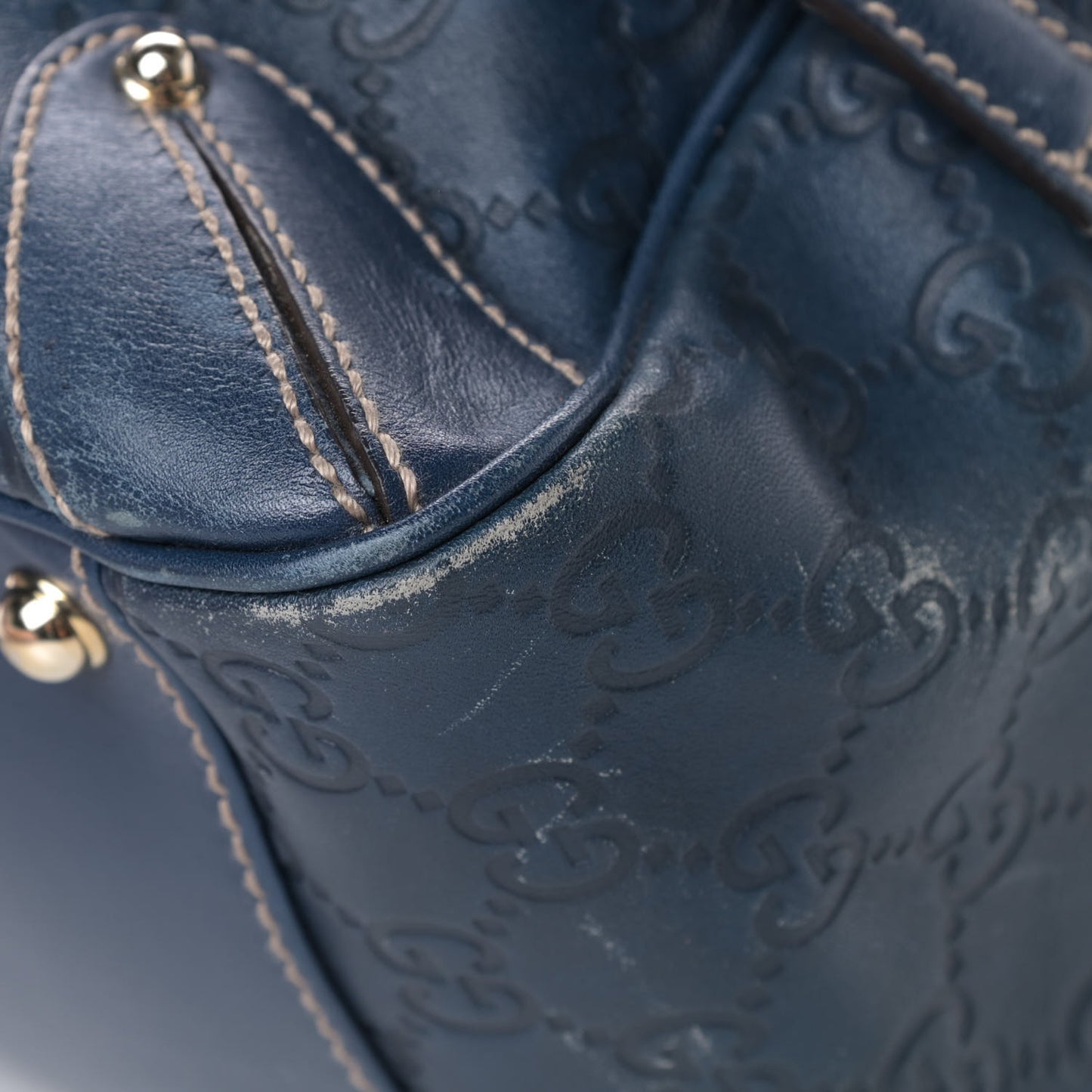 Guccissima Large Wave Boston Blue