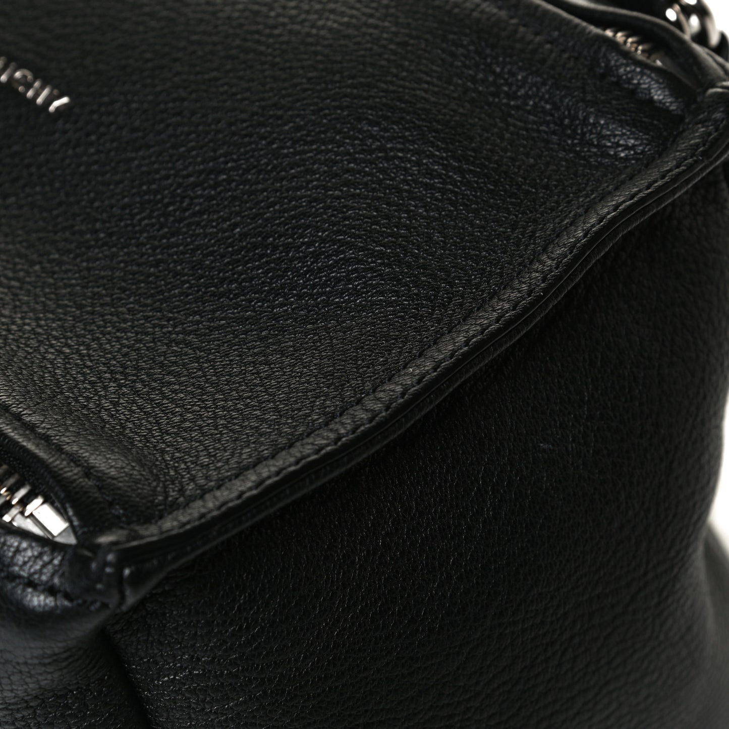 Sugar Goatskin Small Pandora Black