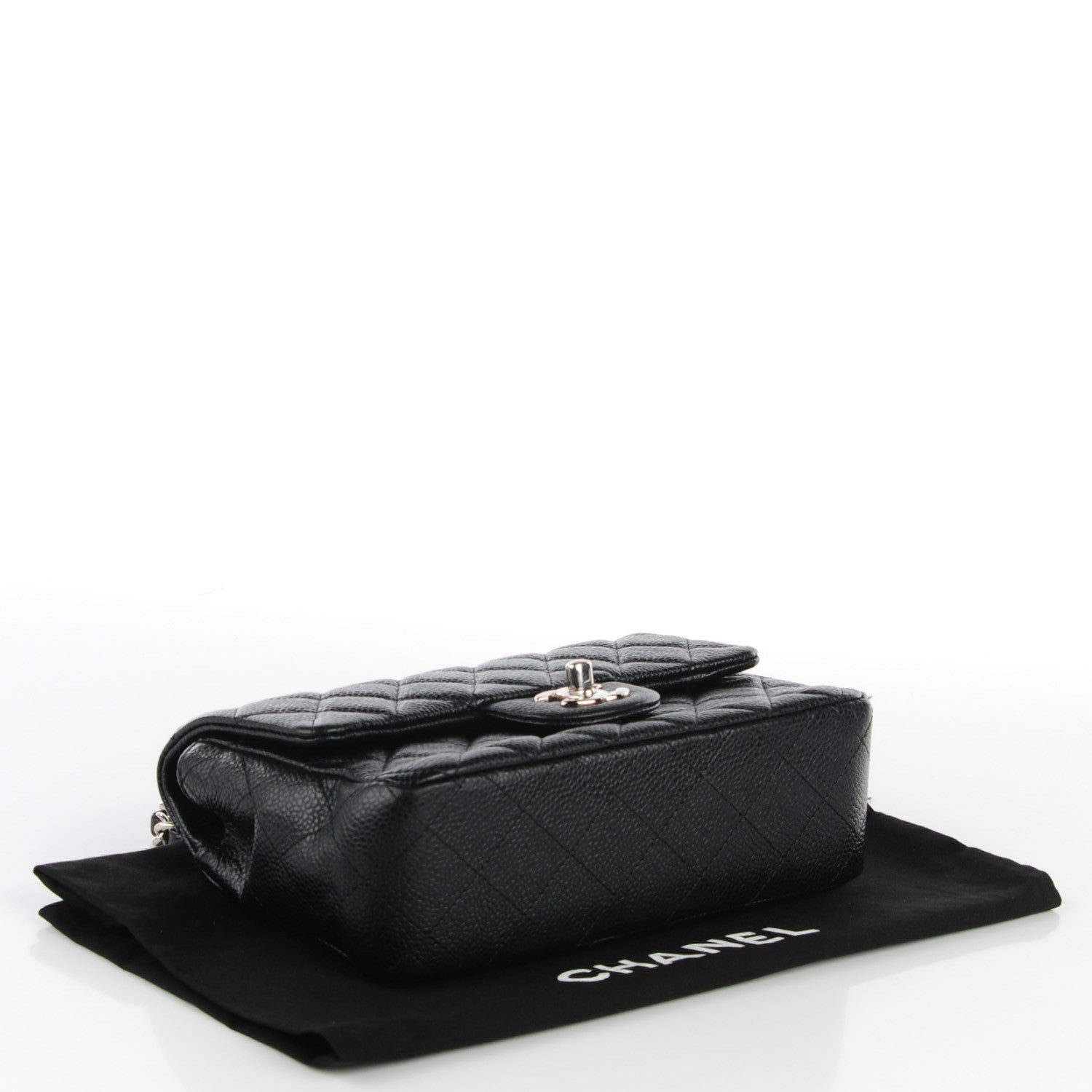 Chanel Caviar Quilted Mini Rectangular Flap Black 4 of 9