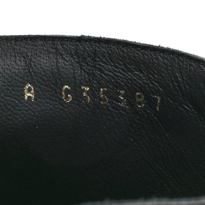 Chanel Lambskin Grosgrain Cap Toe Chain Mule 41 Black 8 of 9