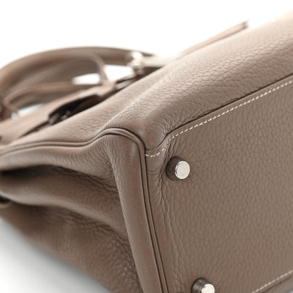 Hermes Taurillon Clemence Kelly Retourne 28 Etoupe 9 of 16
