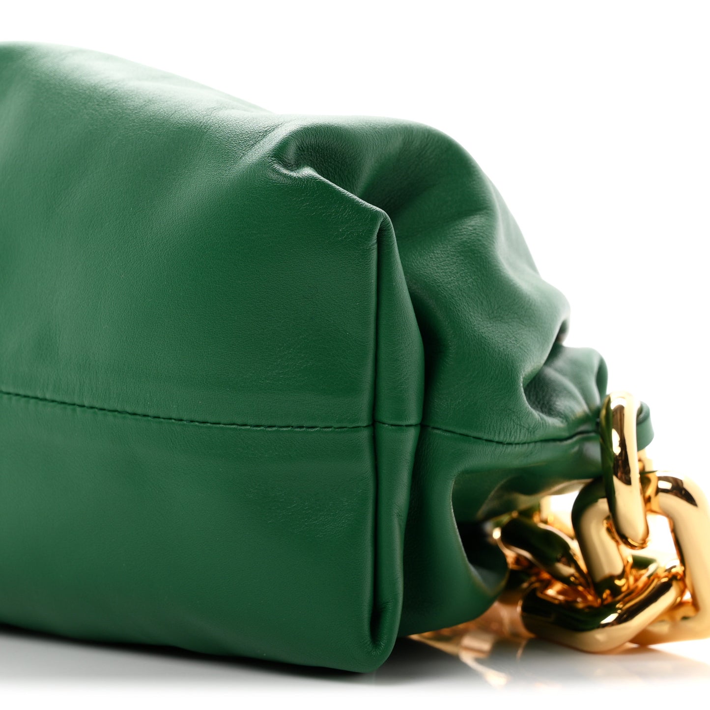 Calfskin The Pouch Chain Racing Green