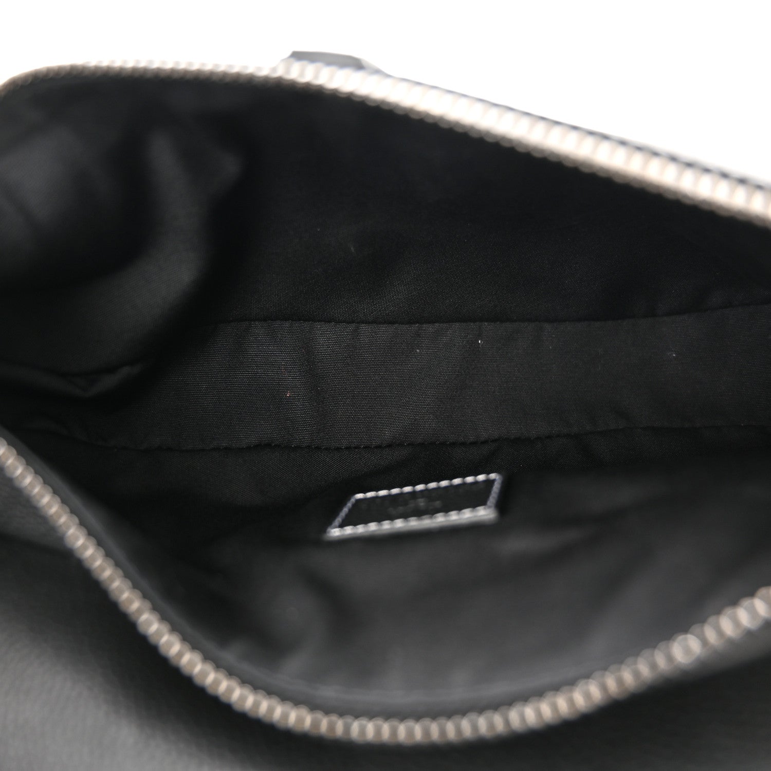 Christian Dior X PETER DOIG Grained Calfskin Saddle Bag Black 5 of 13