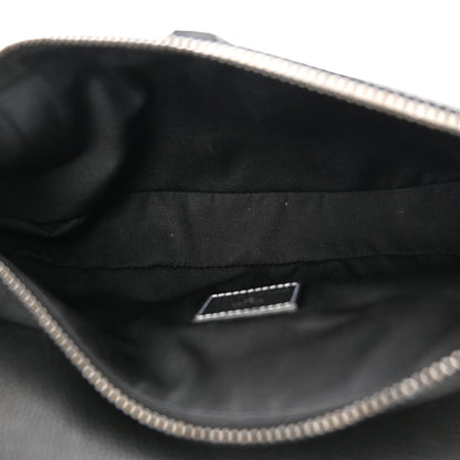 Christian Dior X PETER DOIG Grained Calfskin Saddle Bag Black 5 of 13