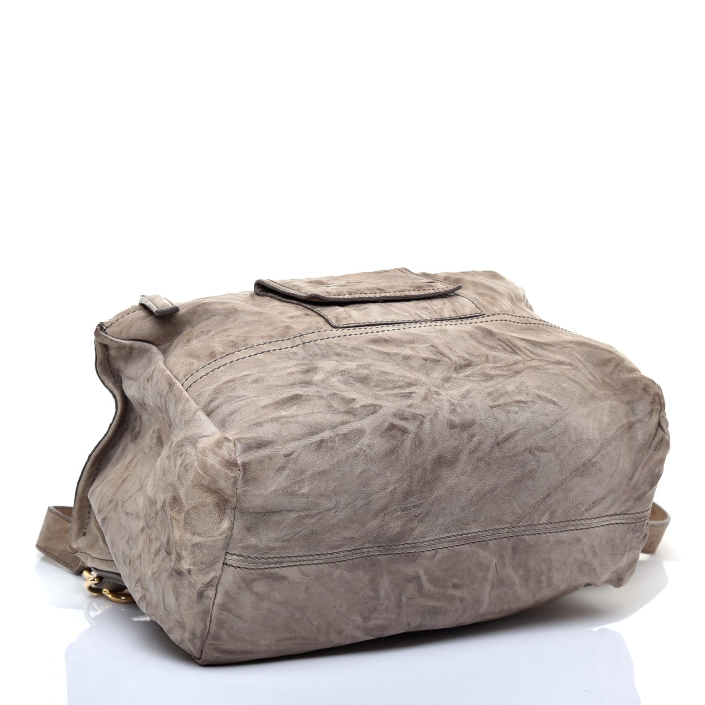 Tumbled Sheepskin Small Pandora Charcoal