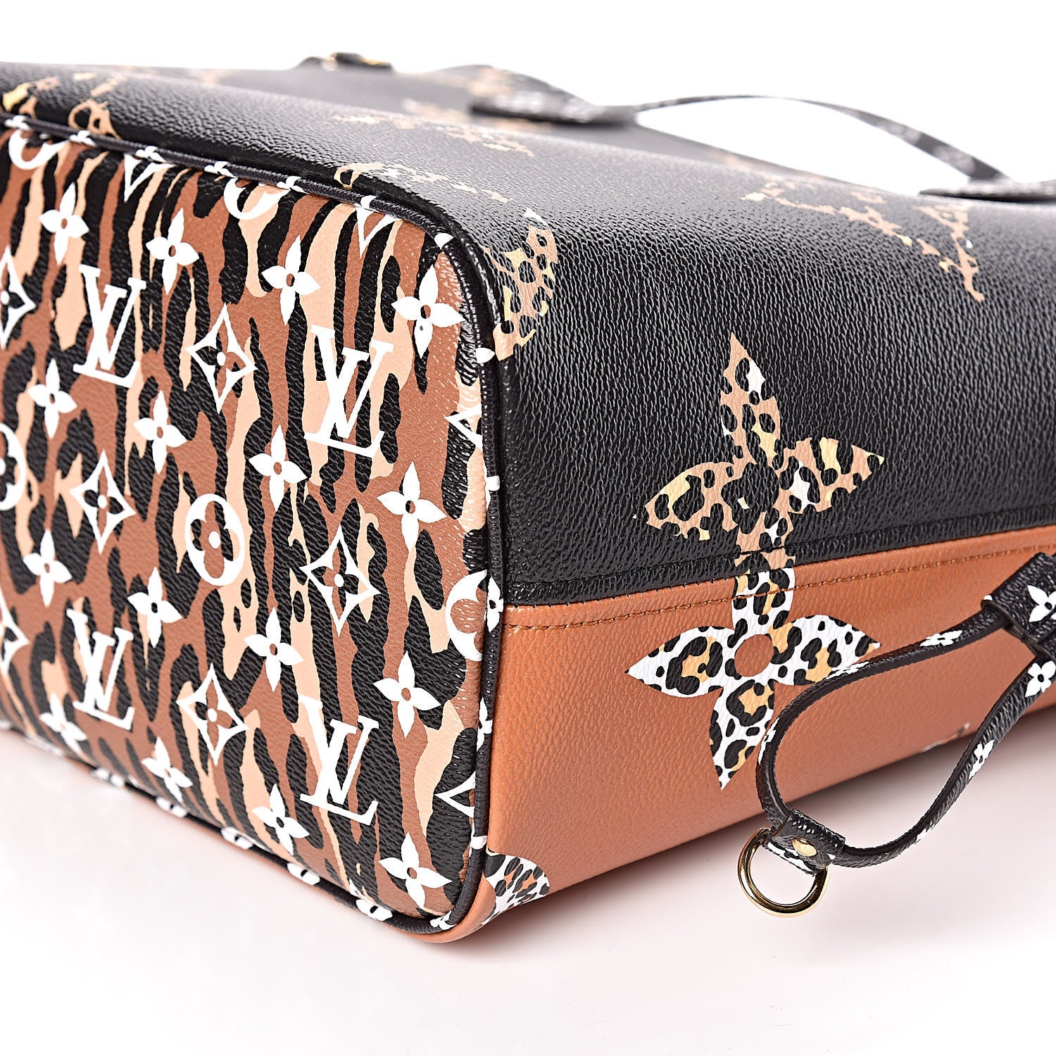 Louis Vuitton Monogram Giant Jungle Neverfull MM Black 10 of 12