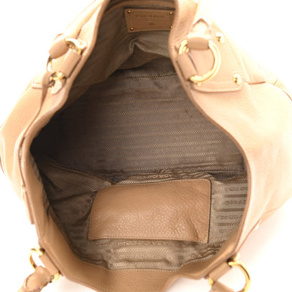 Prada Vitello Daino Pushlock Tote Sughero 4 of 21