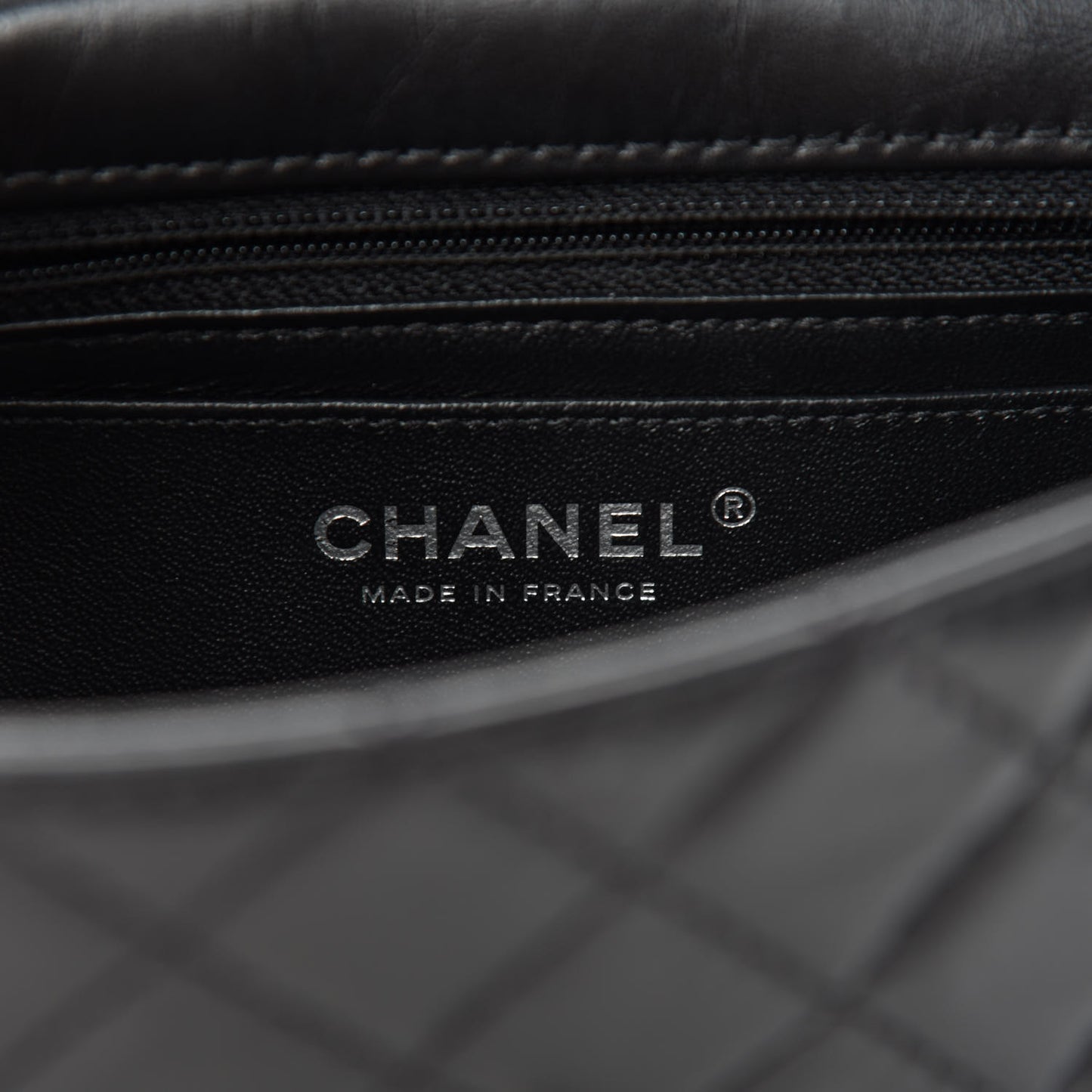 Aged Calfskin Quilted 2.55 Reissue Mini Flap Black