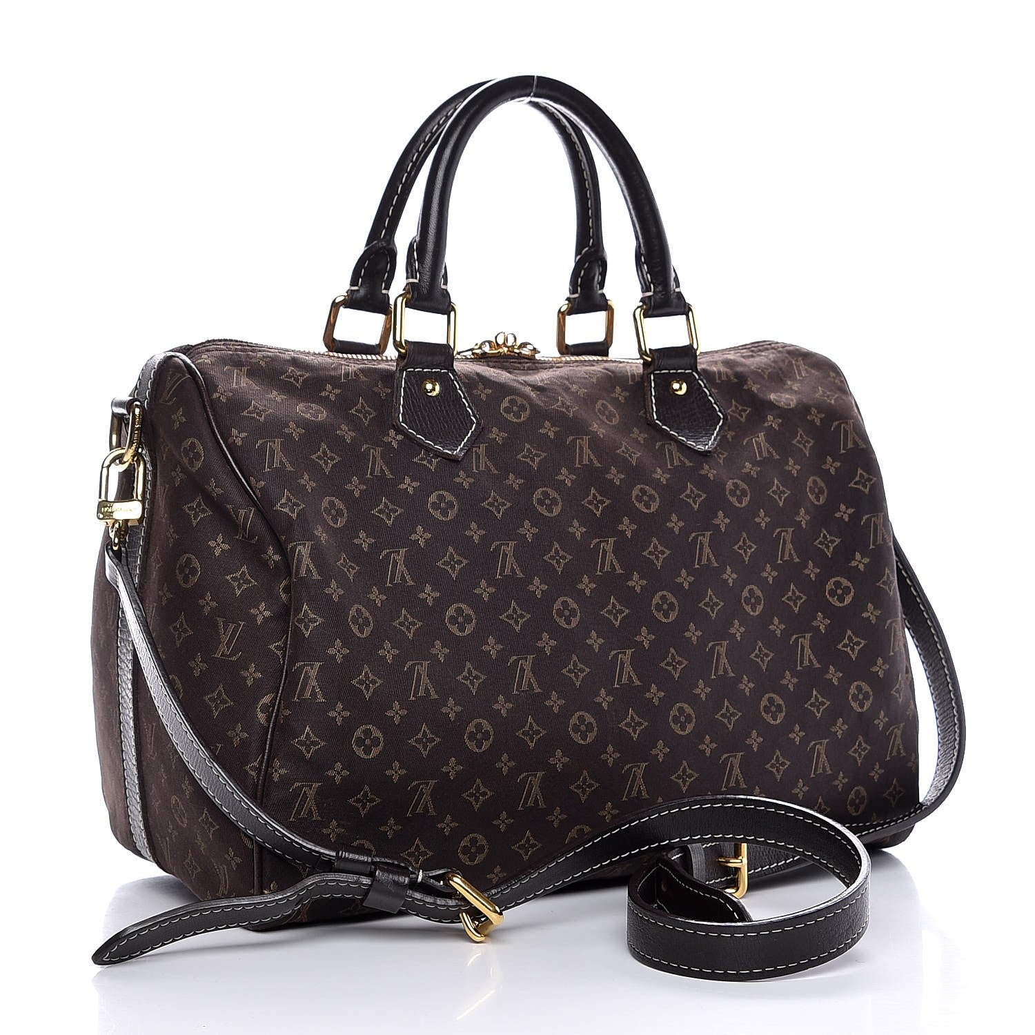 Louis Vuitton Monogram Idylle Speedy Bandouliere 30 Fusain 4 of 9