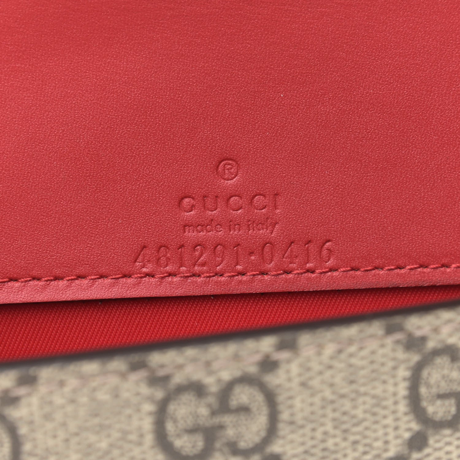 Gucci GG Supreme Monogram Mini Cherry Chain Bag 5 of 7