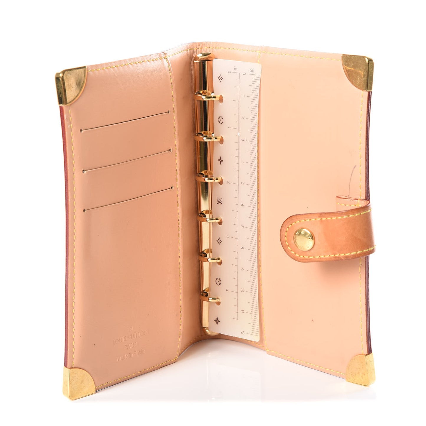 Monogram Multicolor Small Ring Agenda Cover White