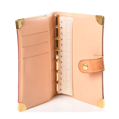 Louis Vuitton Monogram Multicolor Small Ring Agenda Cover White 4 of 12