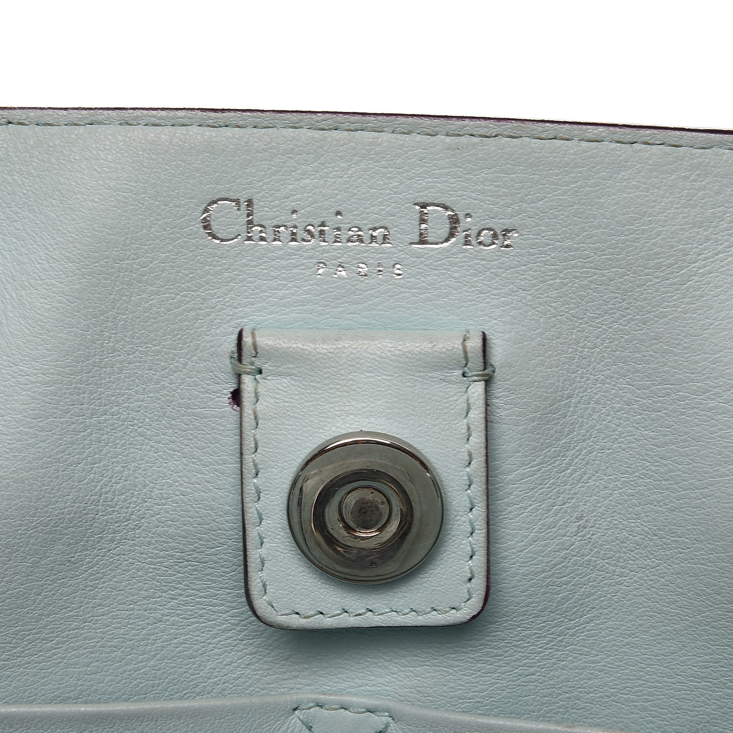 Christian Dior Smooth Calfskin Large Diorissimo Bag Navy Blue 9 of 25