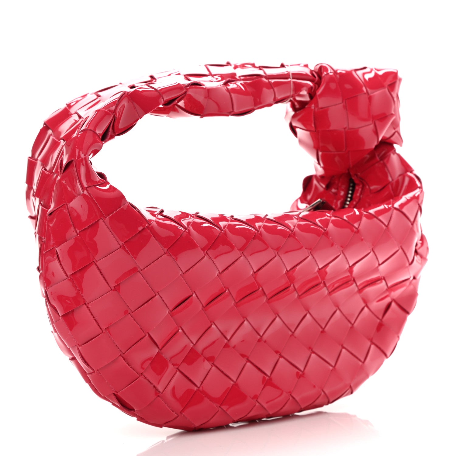 Bottega Veneta Patent Nappa Intrecciato Mini Jodie Candy Stripe 3 of 11