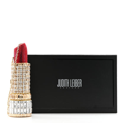 Judith Leiber Crystal Lipstick Seductress Minaudiere Clutch Multicolor 12 of 12