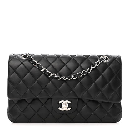 Chanel Lambskin Quilted Medium Double Flap Black 1 of 20
