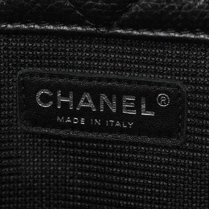 Chanel Calfskin Quilted XXL Travel Flap Bag Black 8 of 12